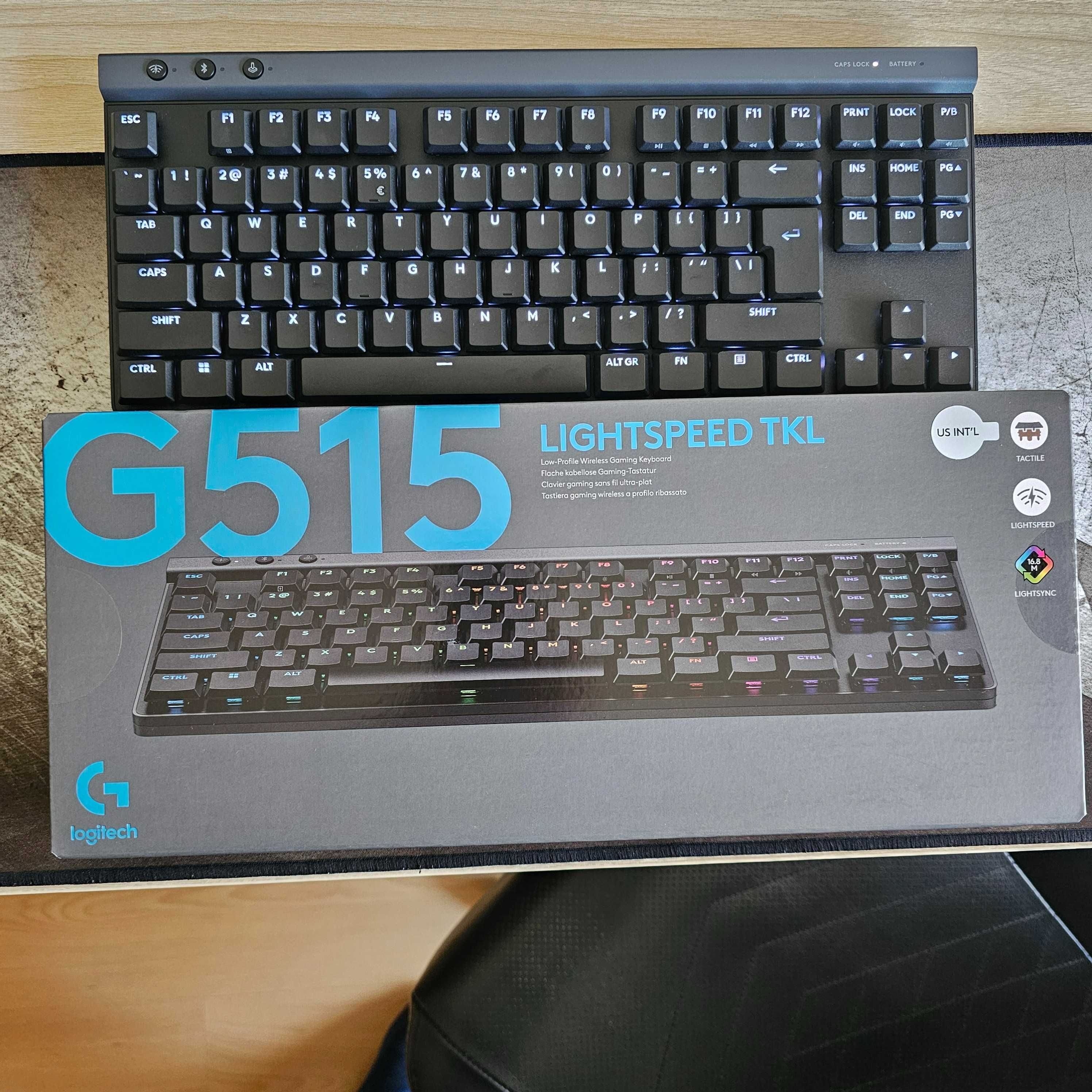 Teclado Gaming Logitech G515 Lightspeed TKL RGB