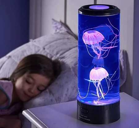 Lampka LED  nocna z meduzami JELLYFISH