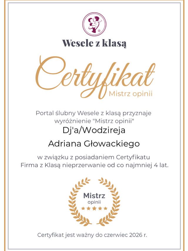 Dj na wesele / urodziny 18, 30, 40, 50 / jubileusz, oprawa muzyczna
