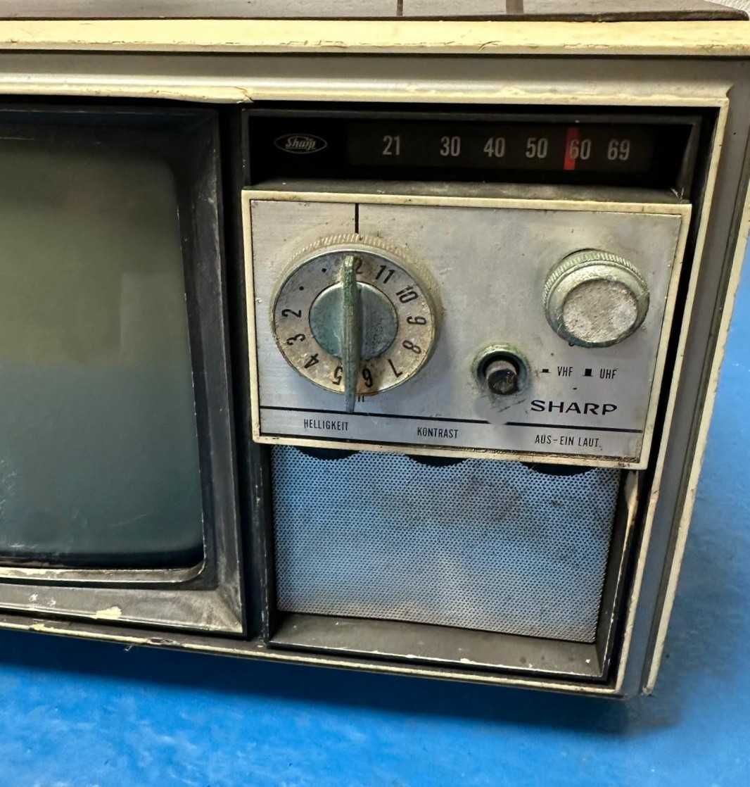 Televisão antiga, Sharp, não testada, TV