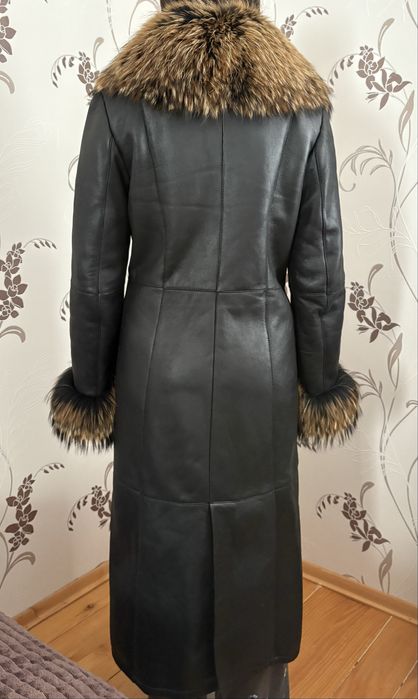 Натуральна дублянка з хутром