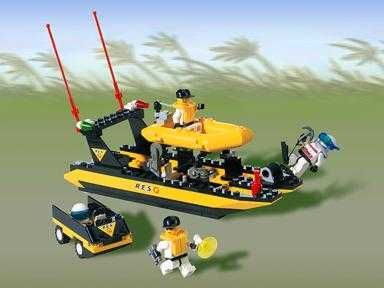 LEGO Town Res-Q 6451 River Response 1998 rok stary vintage