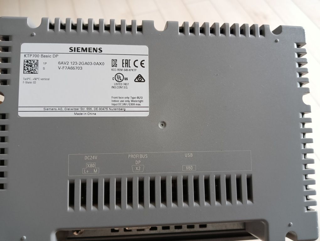 Panel siemens KTP700 BASIC DP