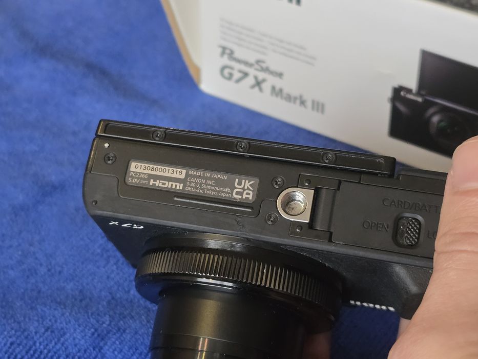 Canon G7X mark 3 с коробкой