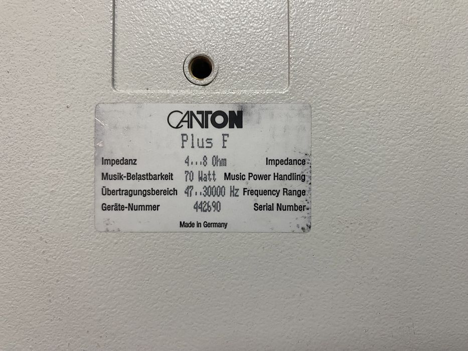 Акустика колонки Canton Plus F
