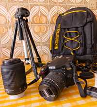 Oportunidade Nikon D3300 (kit pro completo)
