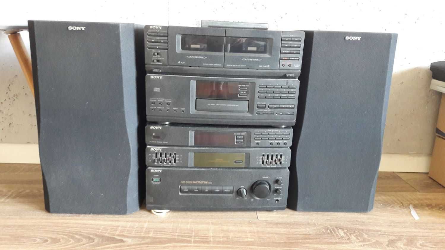 Wieża Sony STR-D209 + HTC-D209 kompletna ładny stan