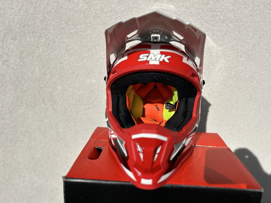 Kask motocyklowy cross HULAJNOGA quad SMK ALLTERRA rozmiar XXL 62cm