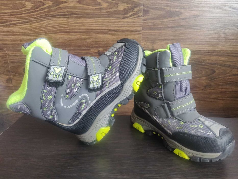 Ортопедичные ботинки р. 28 , стелька 18-18,5 см. серые