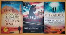 3 livros do escritor Nelson Demille (Triller), como novos e sem danos.
