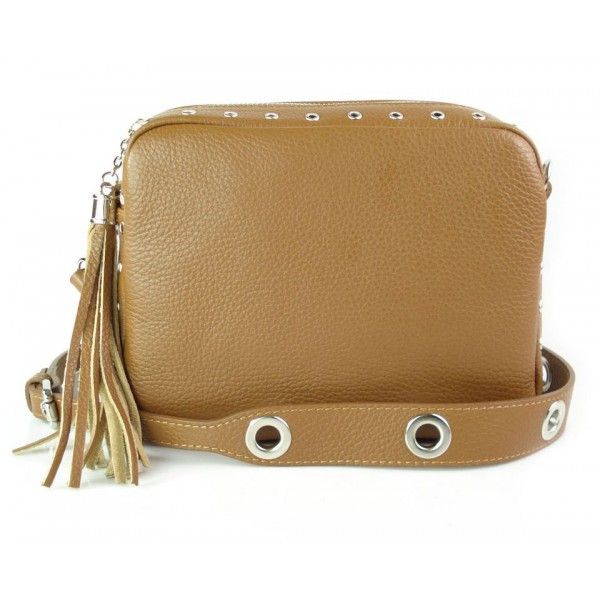 Listonoszka  Srebrne Okucia Vera Pelle Camel  Vp1188C