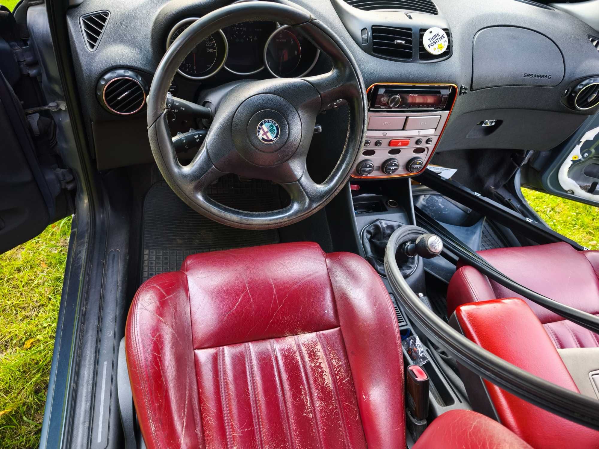 Części alfa 147 gt 156 silnik 1.9jtd, skrzynia  rozrusznik alternator