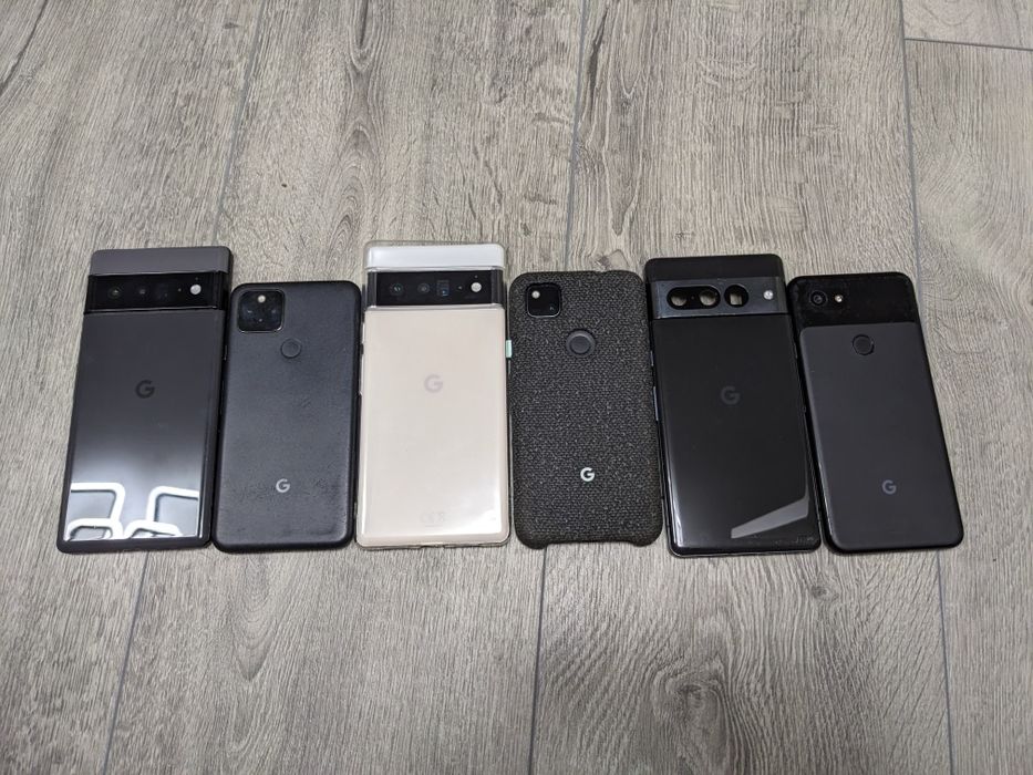 Google pixel 2 3 4 5 6 7