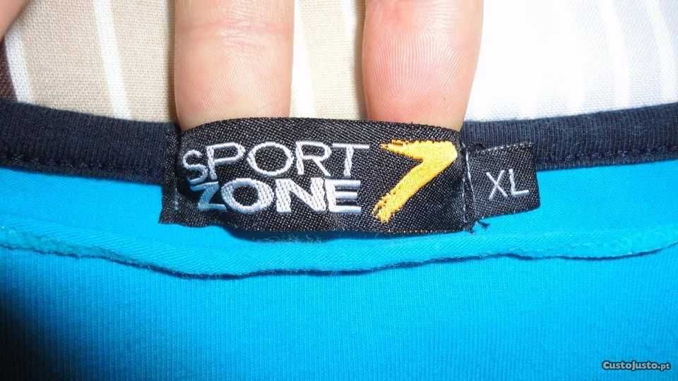 Camisola de senhora de alças c/top azul Sport Zone