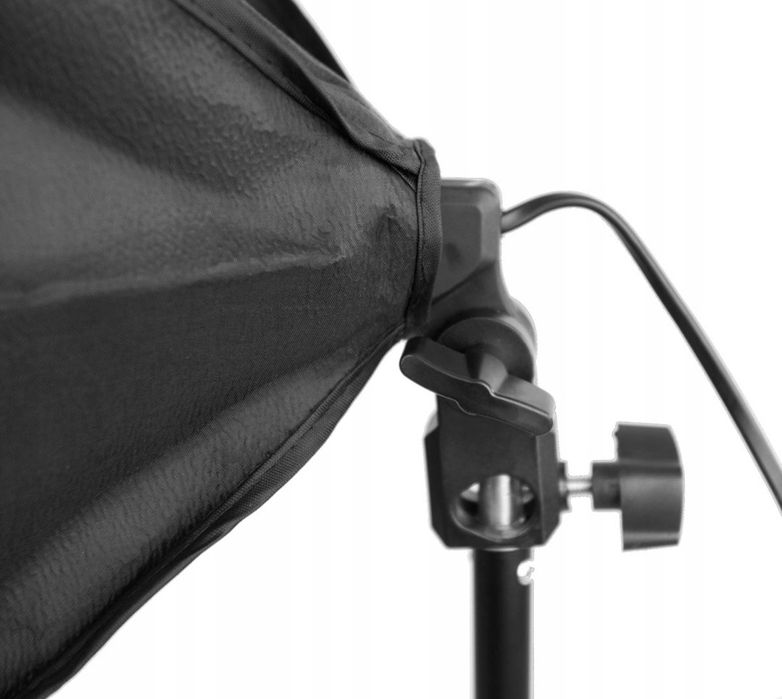 Softbox z pilotem lampa 50x70 statyw