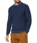 Sweter męski IZOD granatowy bawełna golf nowy M