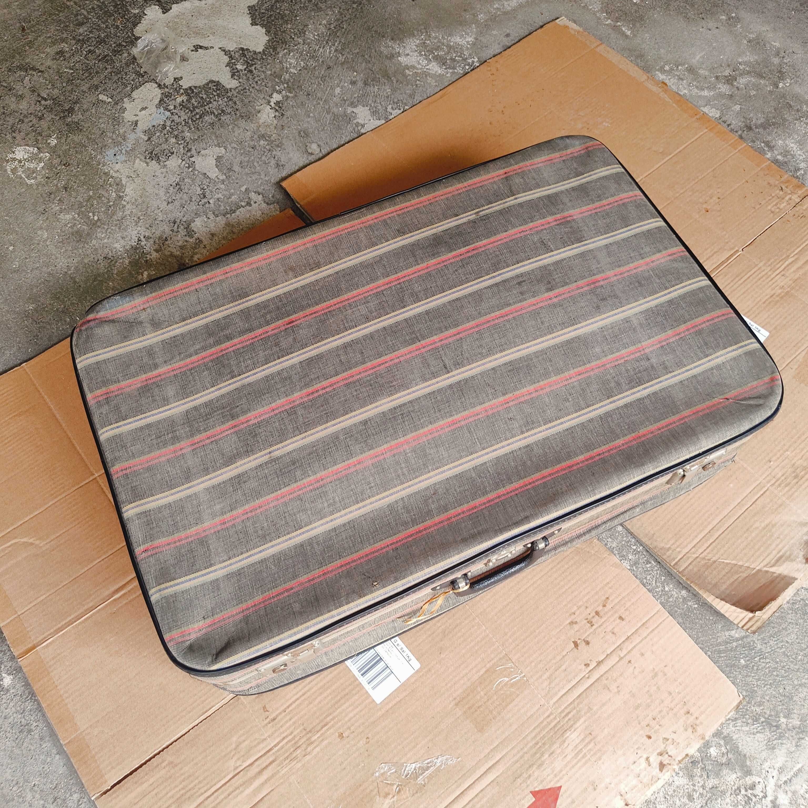 Mala de viagem antiga Vintage retro envelope 77 x 50 x 18