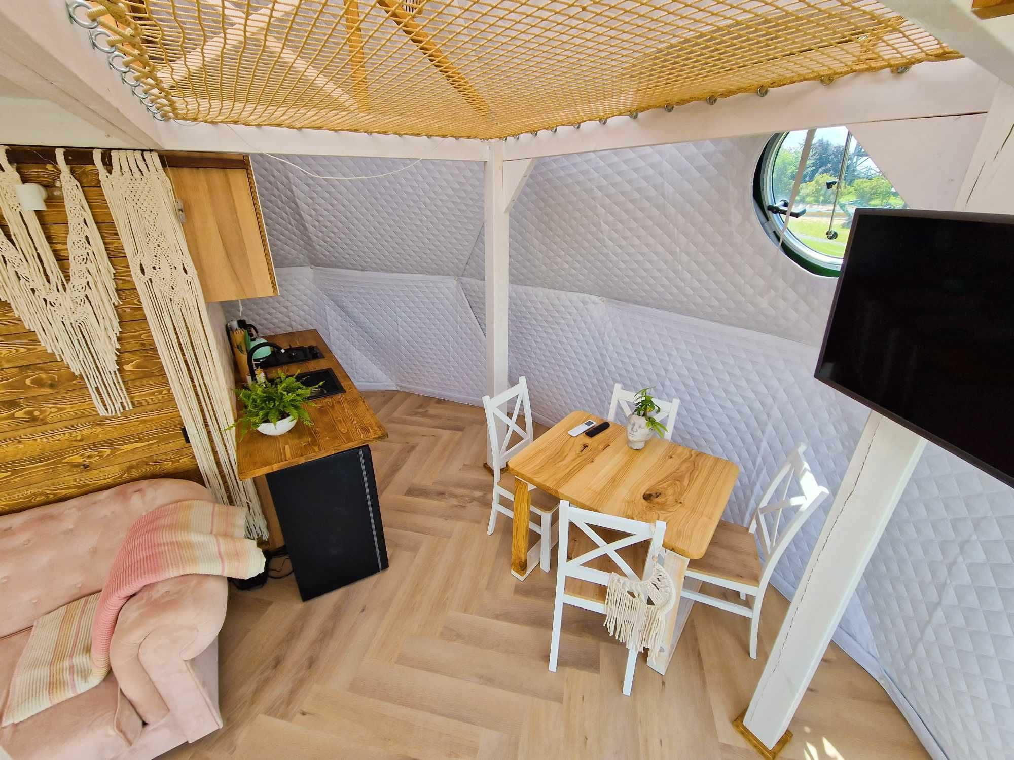 Glamping nas stawem, camping, nocleg, basen, natura