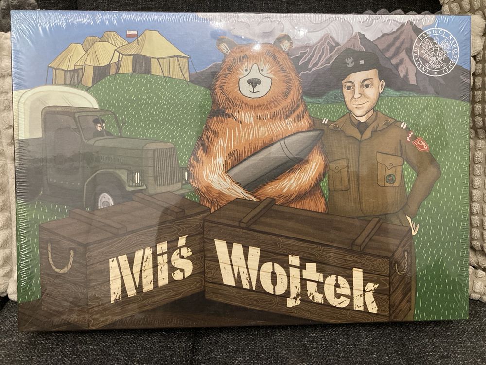 Miś Wojtek gra planszowa IPN Nowa