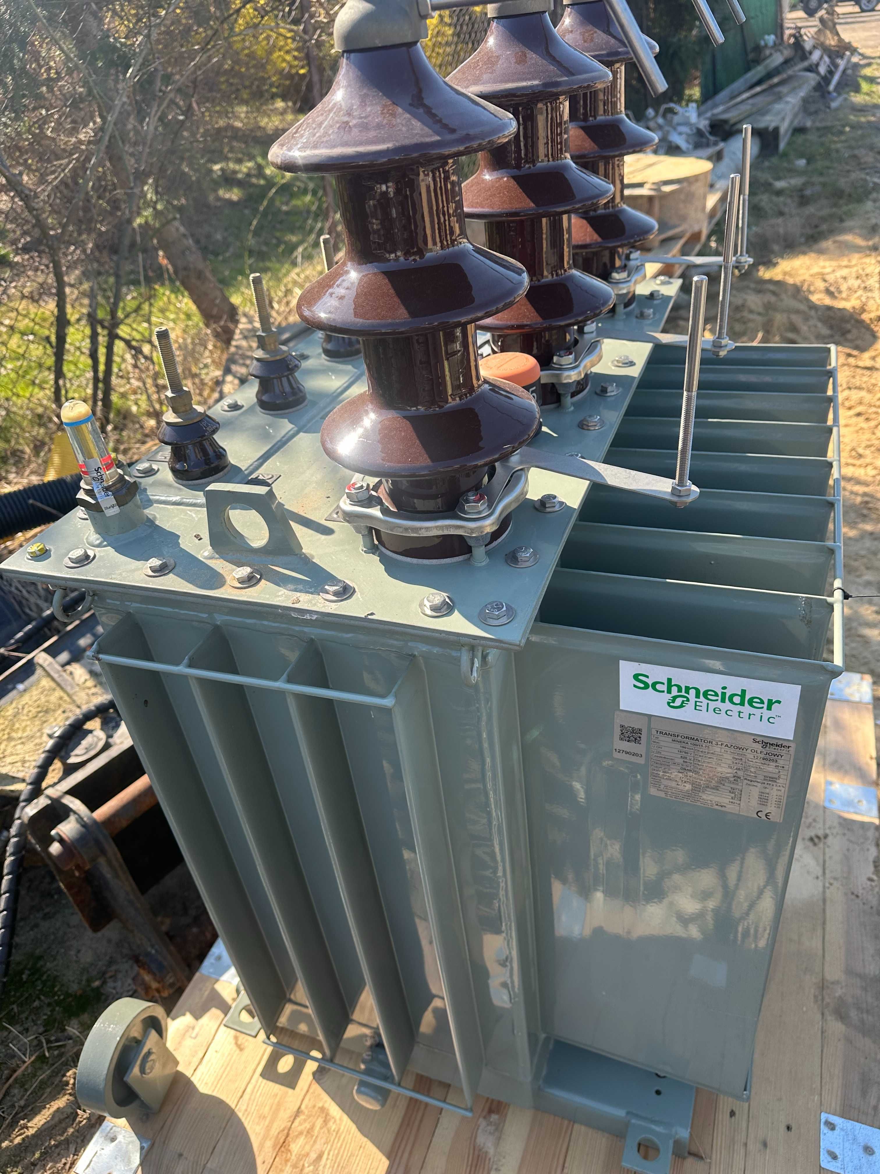 Transformator  olejowy Schneider 100 kVA -  używany