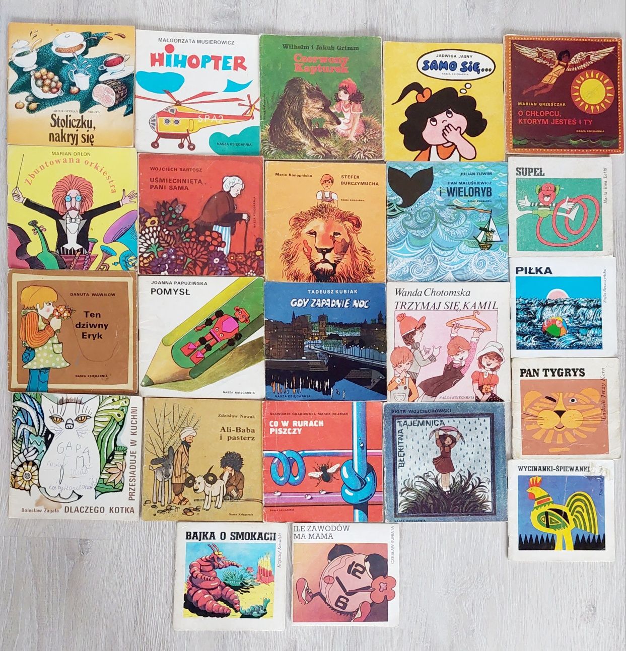 155 sztuk starych książek dla dzieci, głównie lata 70te, 80te,