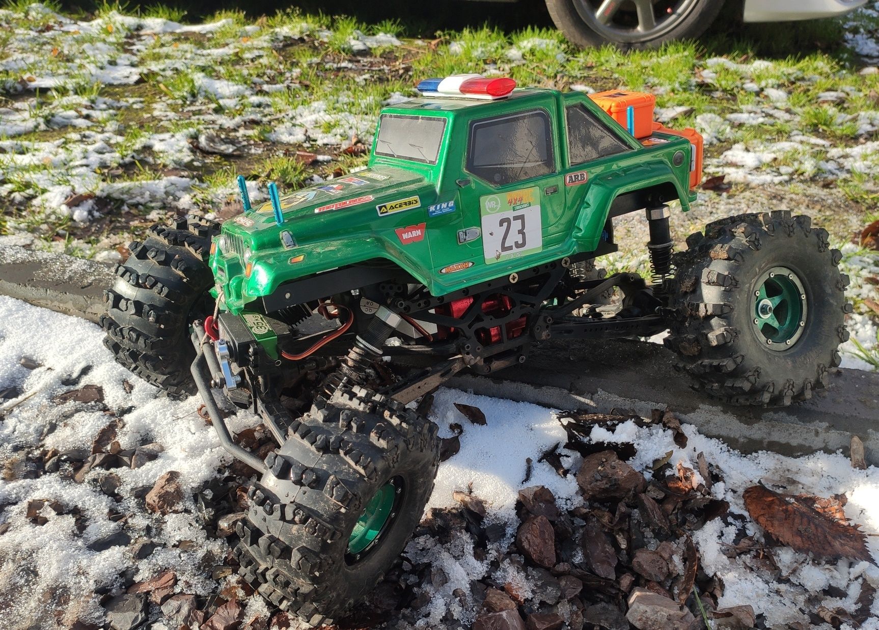 Opony koła rc trial crawler beadlock 2.2 150mm/58mm Traxxas Axial