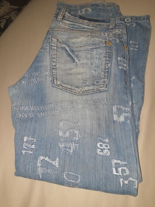 Ostatni szyk mody Cipo&Baxx piękne wyszywane spodnie Jeansy.