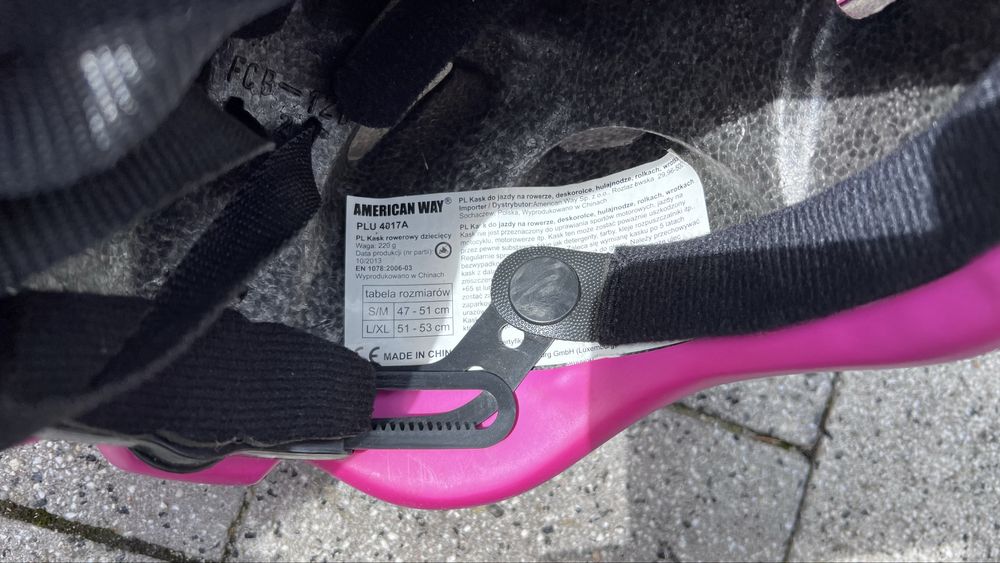 Kask dla dziecka wiek 3-6 lat rower deska uniwersalny junior