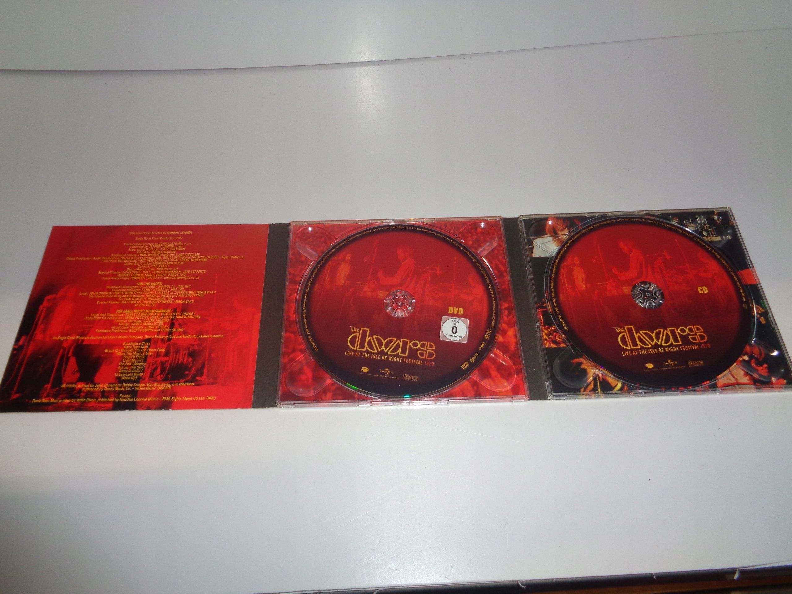 Live At The Isle Of Wight Festival 1970 The Doors DVD & cd *
