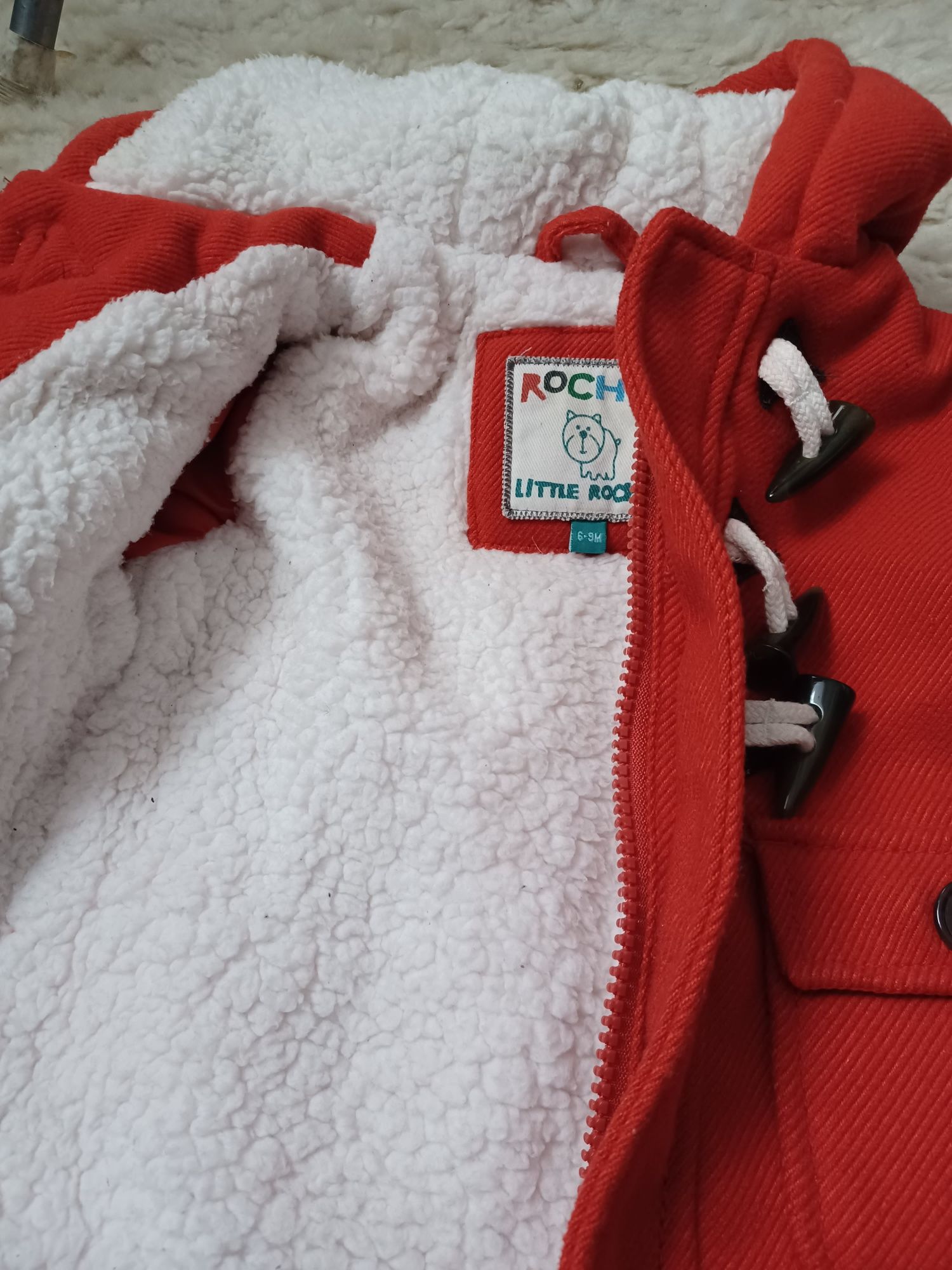 Kurtka zimowa super ciepła 6-9m