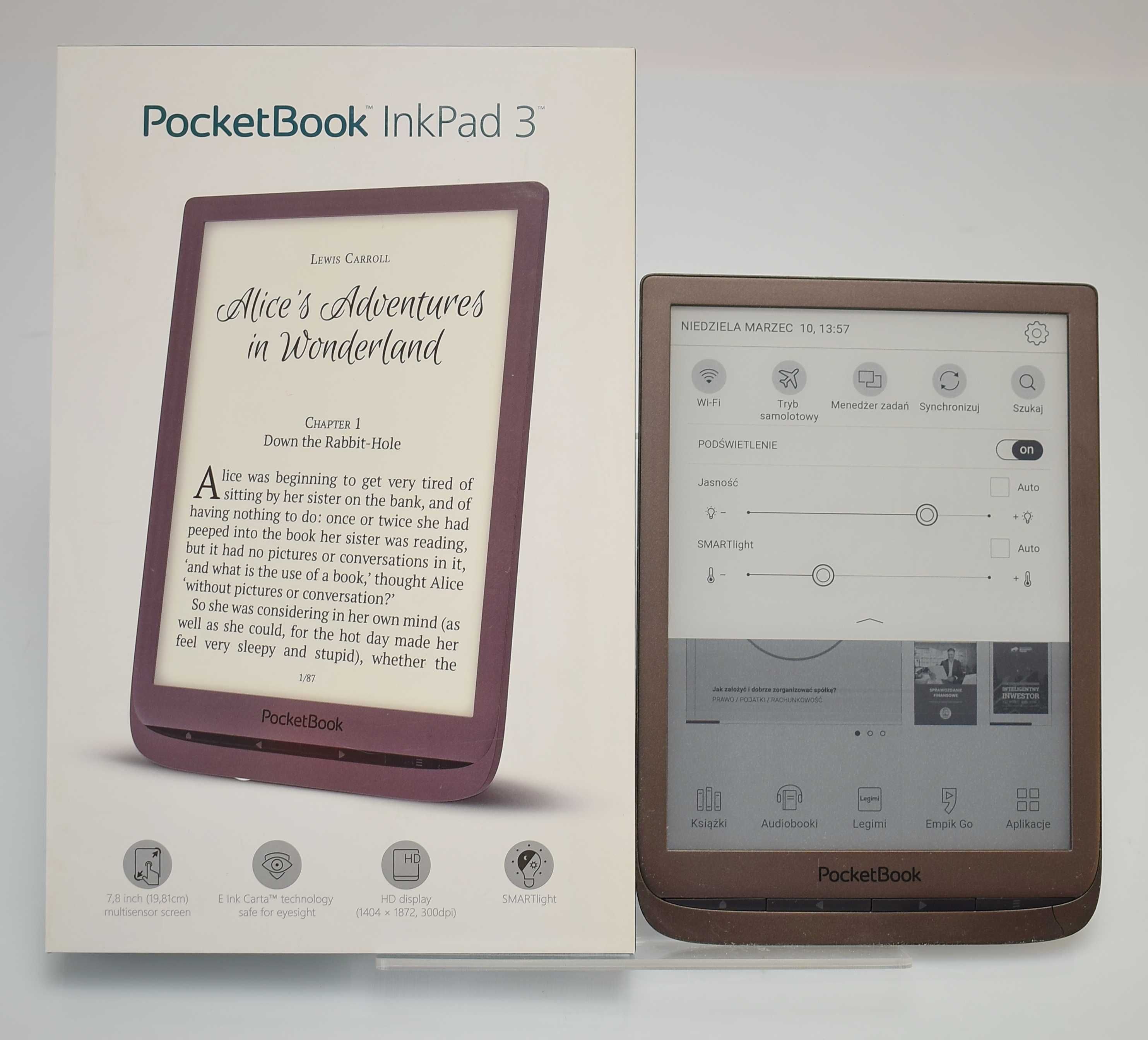 Czytnik PocketBook InkPad 3 Ciemnobrązowy 7.8"