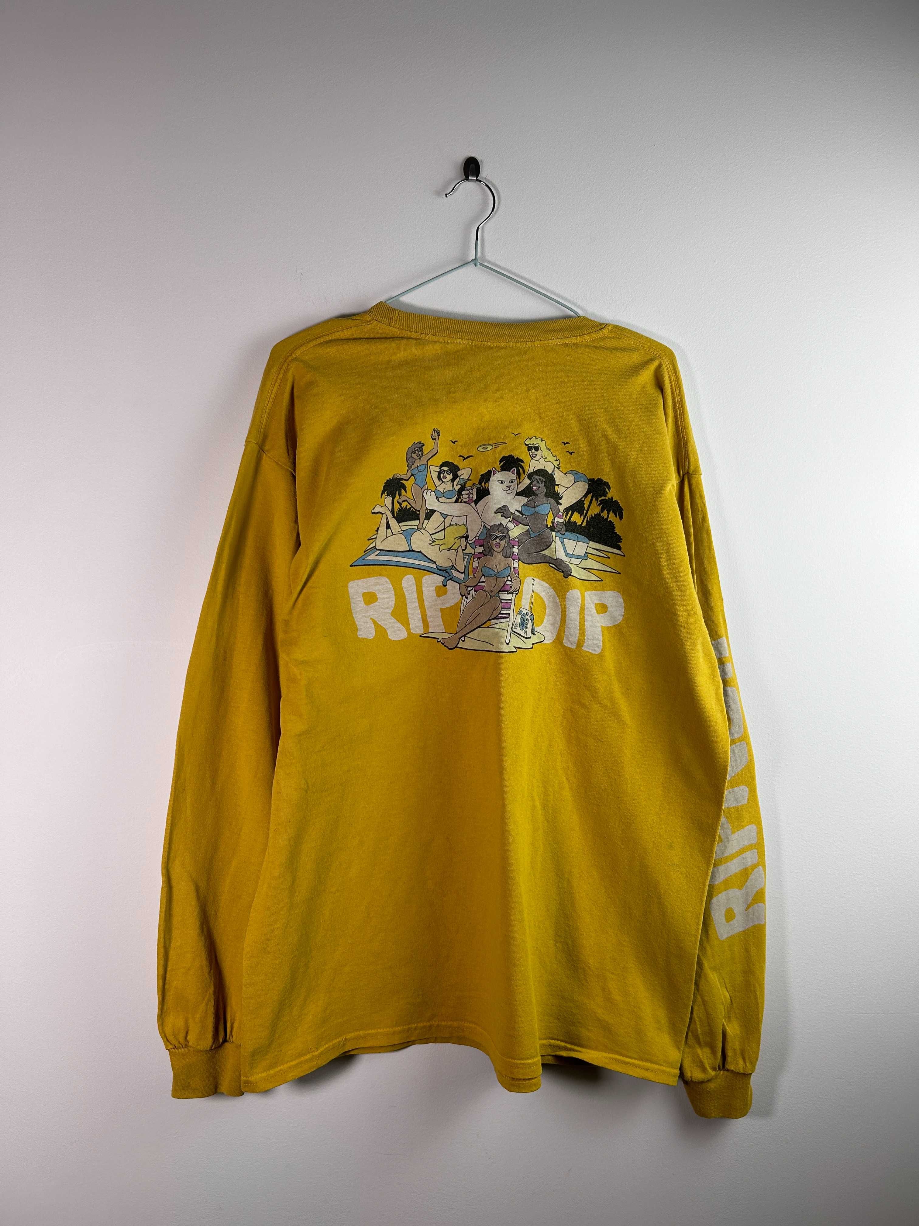 Rip N Dip Musturd Cotton Long Sleeve T-Shirt