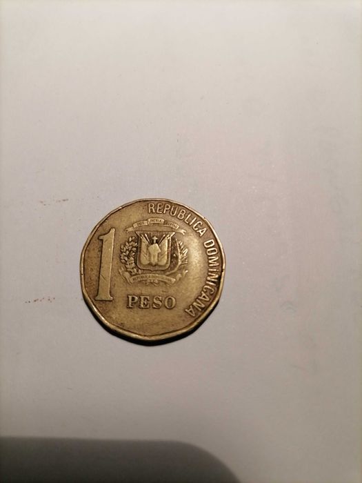 Duas moedas da Republica Dominicana