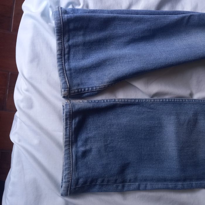 Calças azuis da Tiffosi para homem