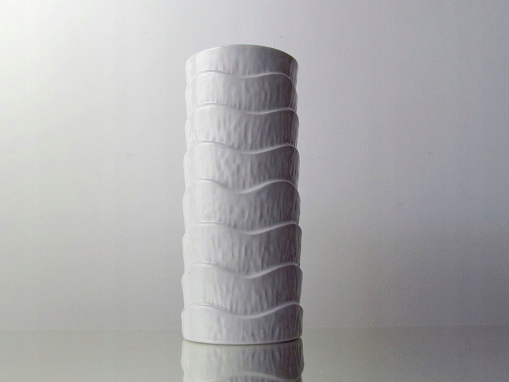 op-art 1960-70 piękny porcelanowy wazon schumann