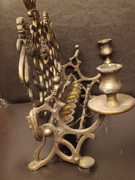 Chanuka - Judaika - menora - brąz - 26 x 25 cm