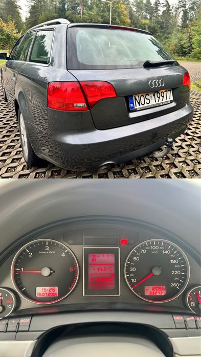 Zadbane Audi A4 b7 Avant 2007 2.0 TDI, 170 KM, świeży przegląd