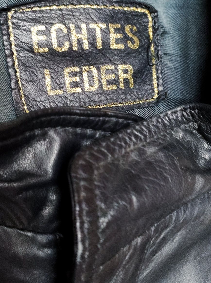 Куртка Шкіряна Мотокуртка Echtes Leder, Бомбер