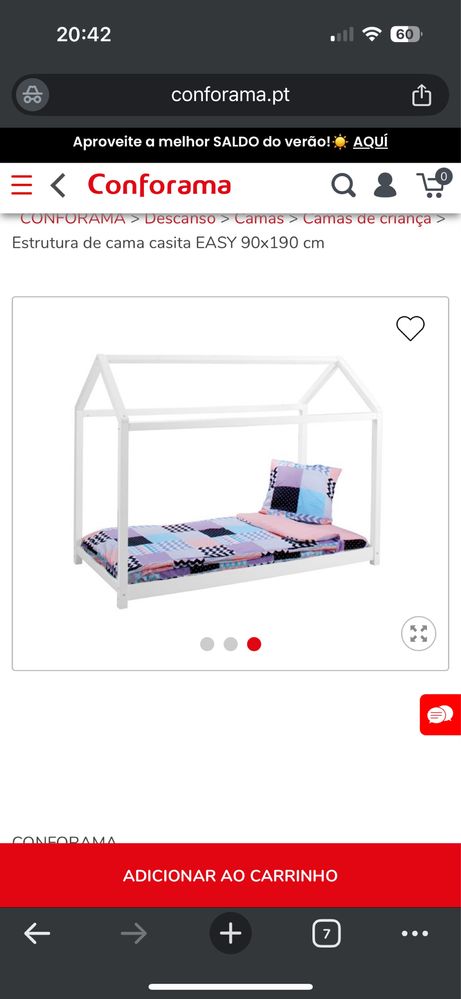 Cama criança + Colchão