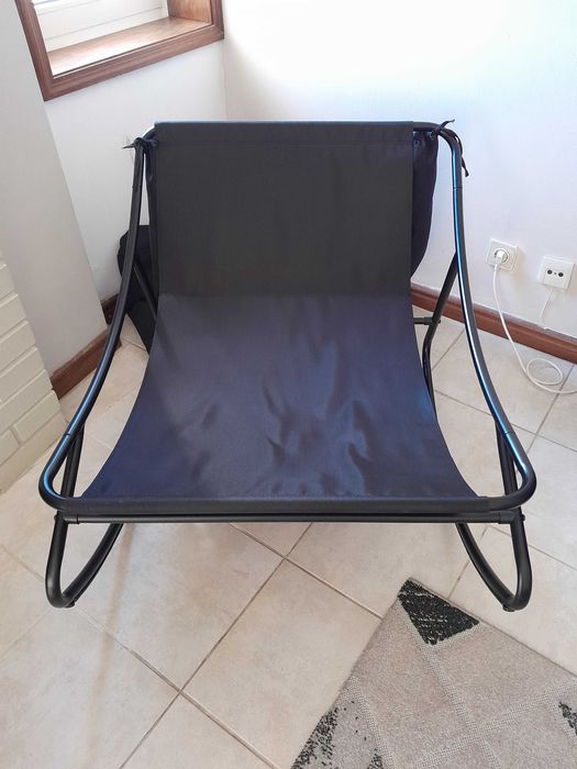 Cadeira de balanço de ferro