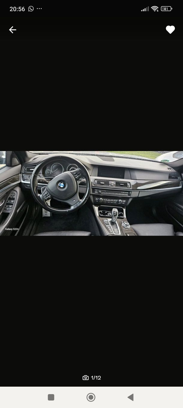 BMW 5 F11 550d A52 maska zderzak drzwi klapa blotnik/ 668/ 416 /a300