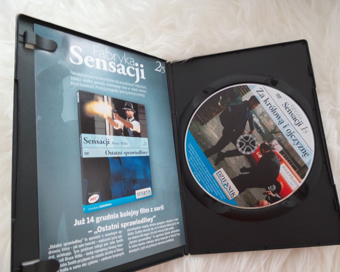 Za królową i ojczyznę DVD płyta nowa film sesnacja