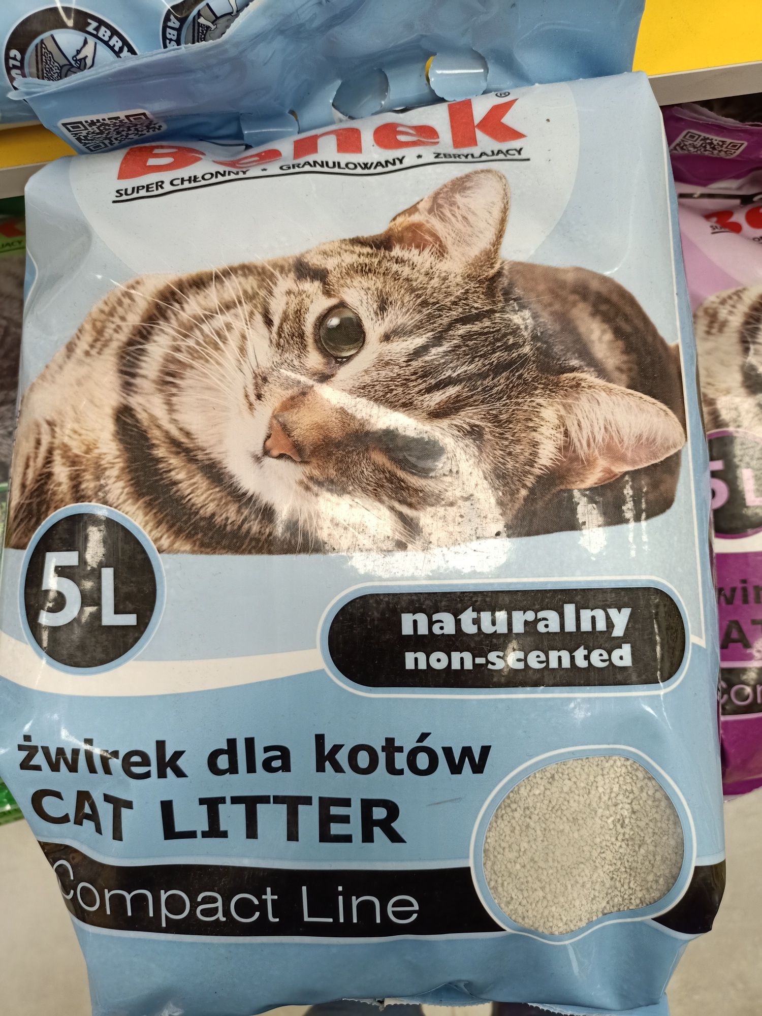 Żwirek benek 5 litrów dla kota