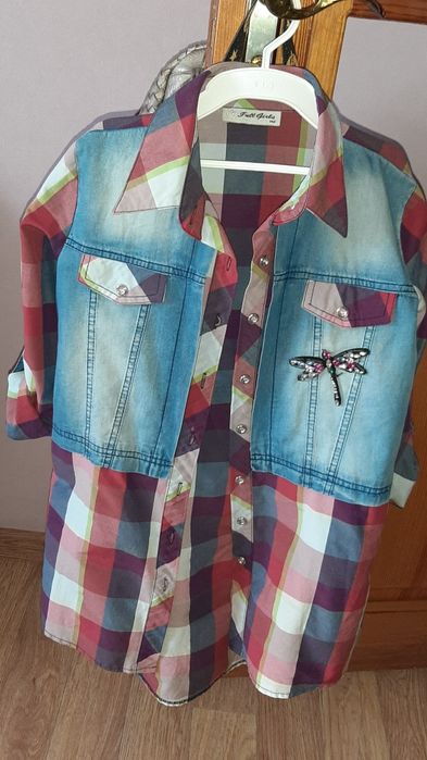 Рубашка на девочку