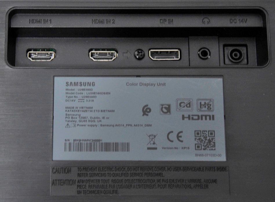 Monitor Samsung UHD 28"