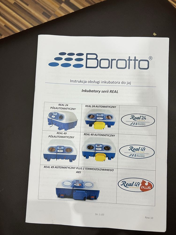 Inkubator  borotto na 49 jaj