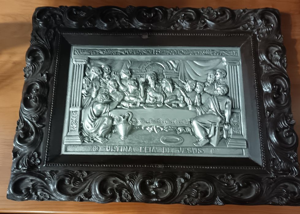 Ceias de Cristo madeira e metal