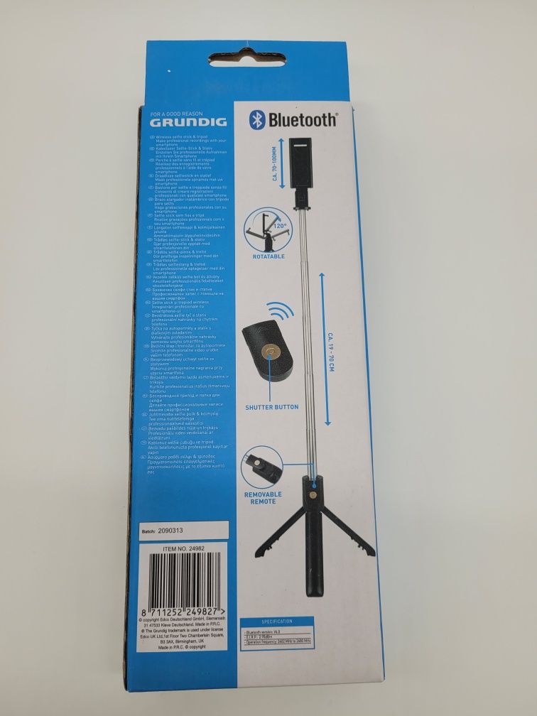 Kijek Do Zdjęć Statyw Na Pilot Bluetooth Stick Selfie