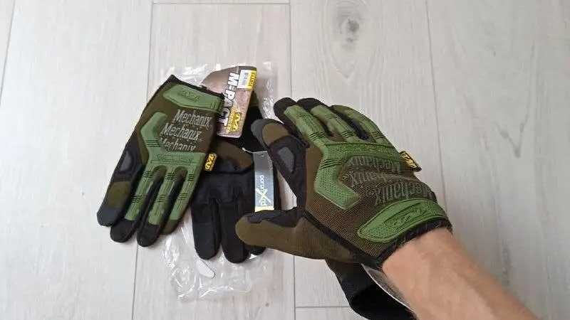 Тактичні рукавички Mechanix M-Pact 3 Олива/Чорні M/L/XL