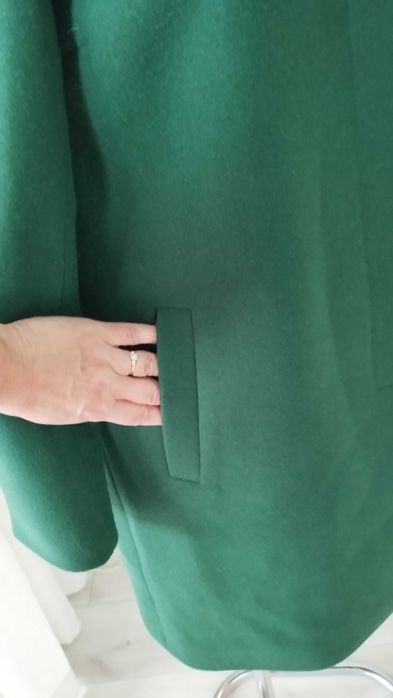 Płaszcz 42/44 zielony